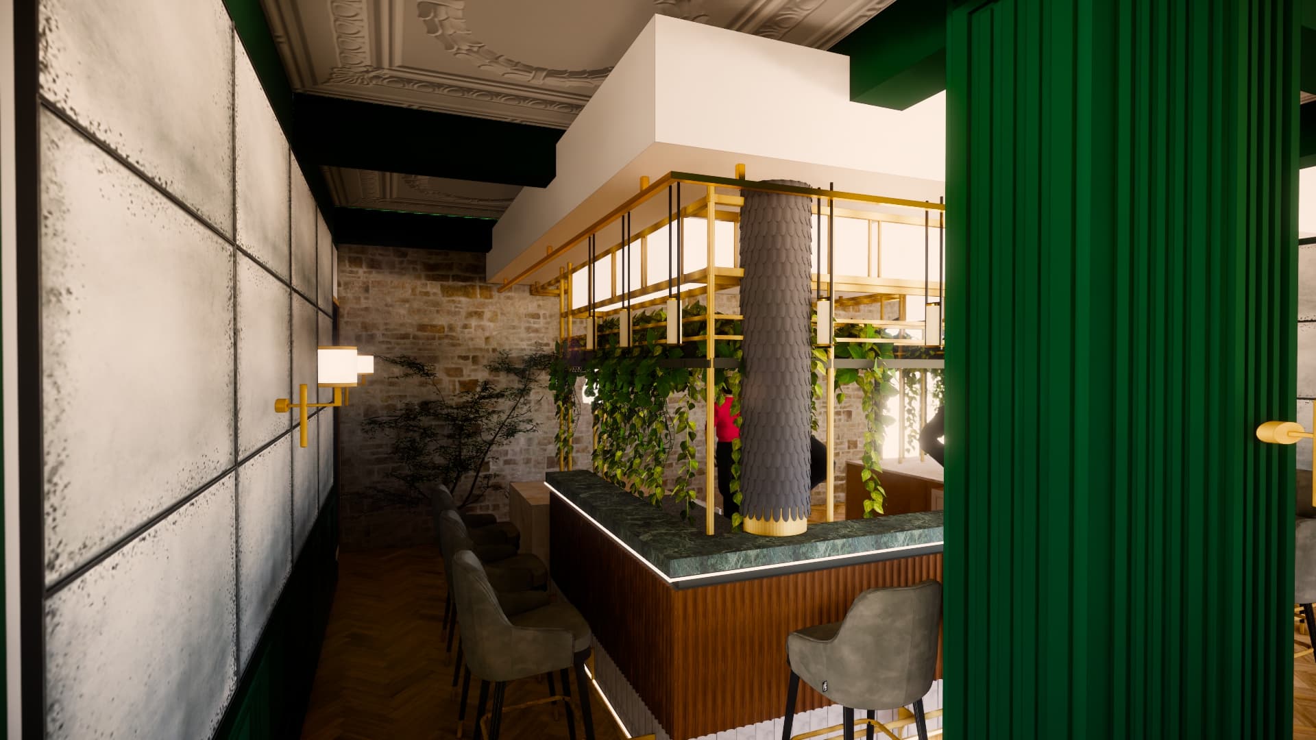 Drinks area