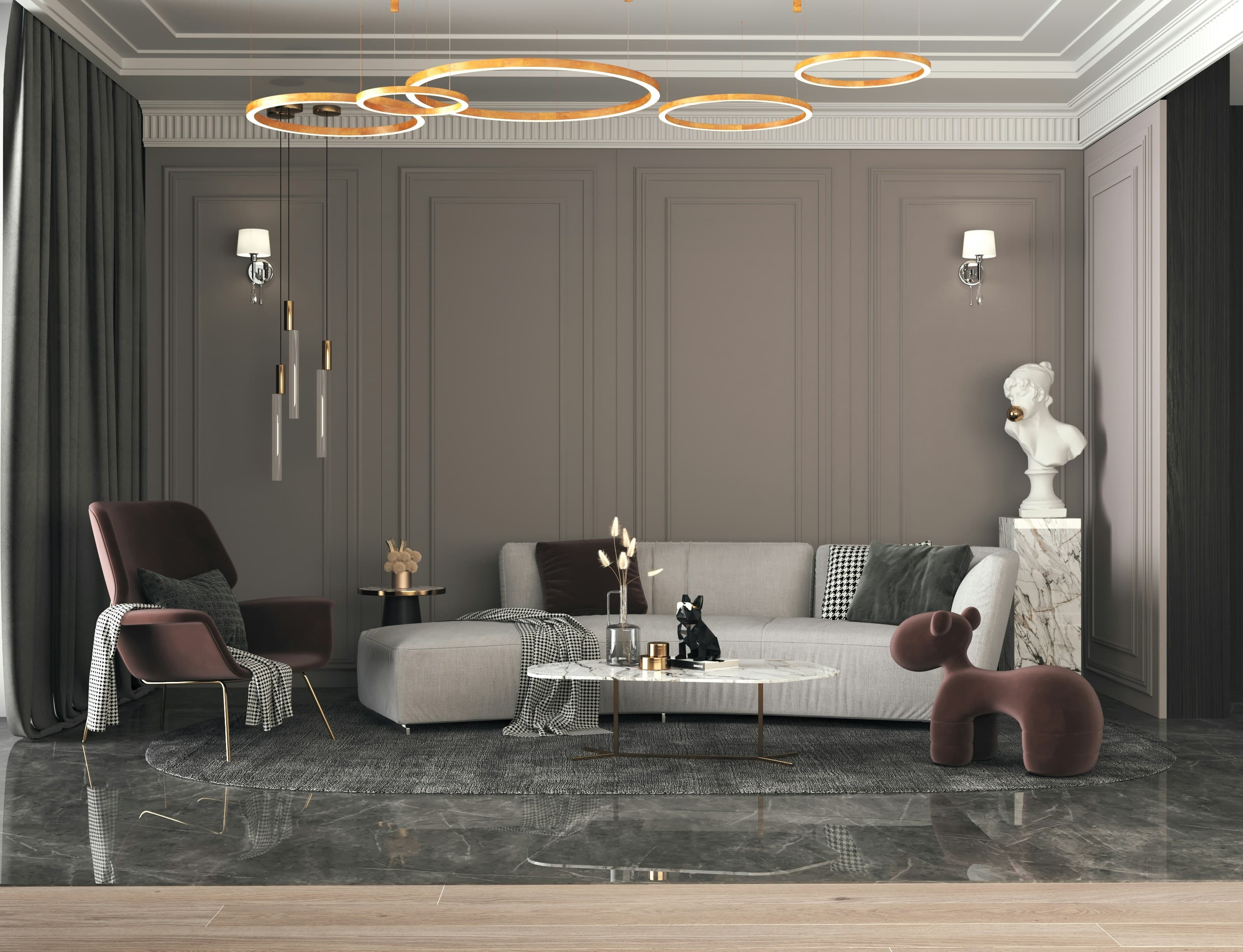 Space planning and furniture arrangement